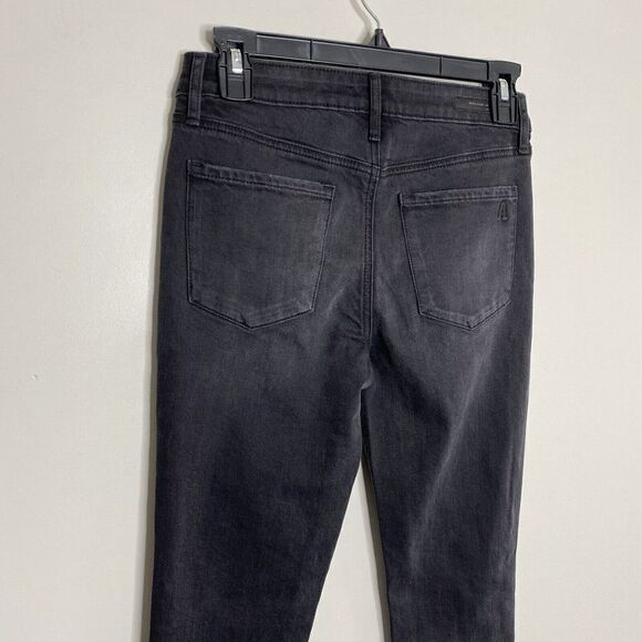 ARTICLES of SOCIETY Womens Black Denim Skinny Jeans EUC Distressed Stretch Sz 26 - Picture 4 of 5